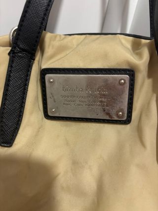 Bolso Bimba y Lola Beige y Negro