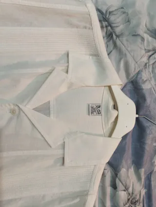 Guayabera Hueso Manga Larga