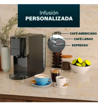 Cafetera Princess 4 en 1 Nespresso Dolce Gusto