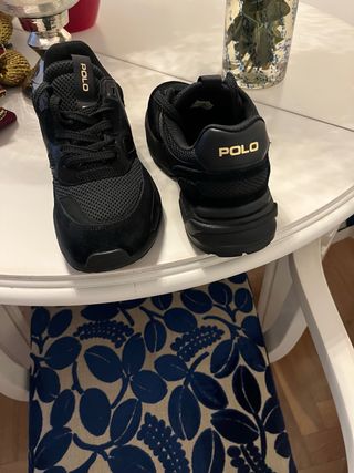 Zapatillas Polo Negras Talla 39