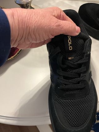 Zapatillas Polo Negras Talla 39