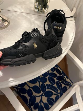 Zapatillas Polo Negras Talla 39