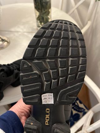 Zapatillas Polo Negras Talla 39