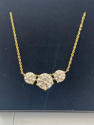 Collar Oro 14k 3.38CT Diamantes VVS1