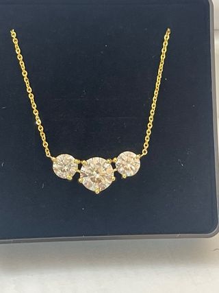 Collar Oro 14k 3.38CT Diamantes VVS1