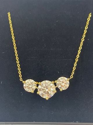 Collar Oro 14k 3.38CT Diamantes VVS1