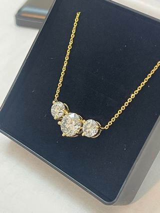 Collar Oro 14k 3.38CT Diamantes VVS1