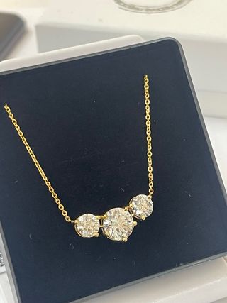 Collar Oro 14k 3.38CT Diamantes VVS1
