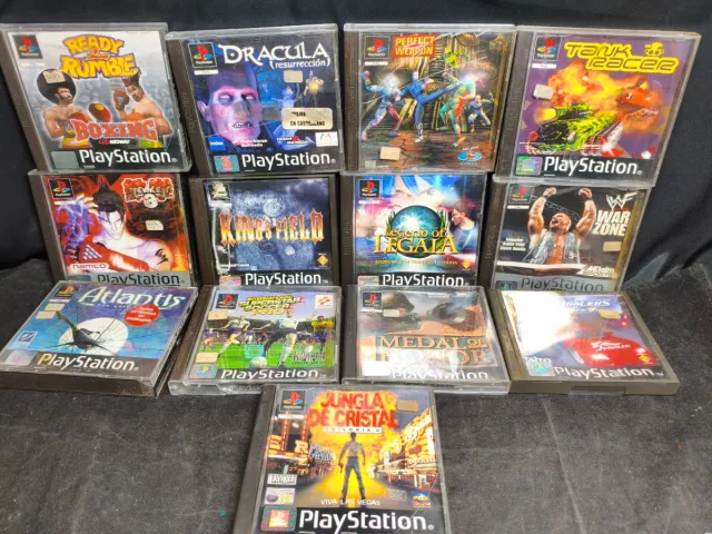 Lote de Capas PS1 - Vários Títulos
