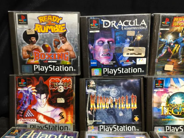 Lote de Capas PS1 - Vários Títulos