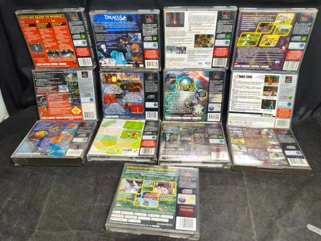 Lote de Capas PS1 - Vários Títulos