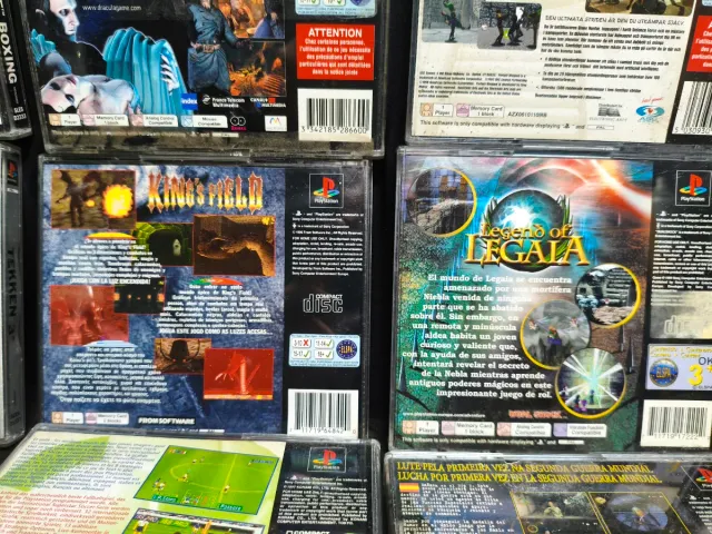 Lote de Capas PS1 - Vários Títulos