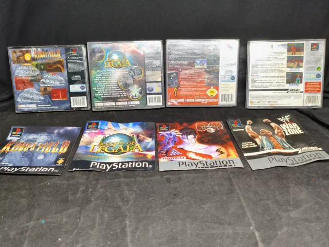 Lote de Capas PS1 - Vários Títulos