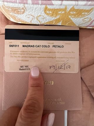 Borsa Miu Miu Gatti Rosa Bianco Giallo