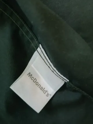 Camicia McDonald's verde taglia M classica