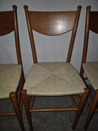 Set 4 sedie cucina legno Scavolini