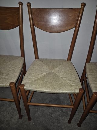 Set 4 sedie cucina legno Scavolini