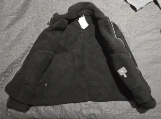 Chaqueta Biker Polipiel Negra Hombre