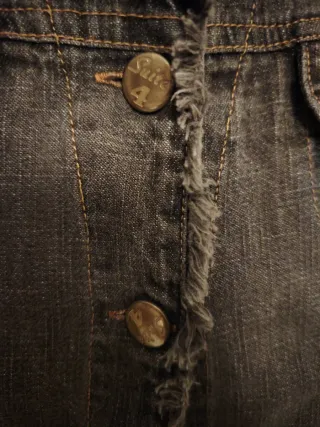 Chaqueta tejana gris Carmen Labella