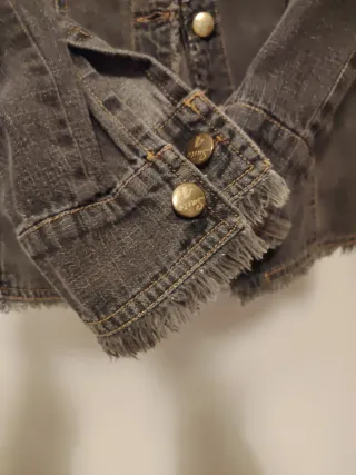 Chaqueta tejana gris Carmen Labella