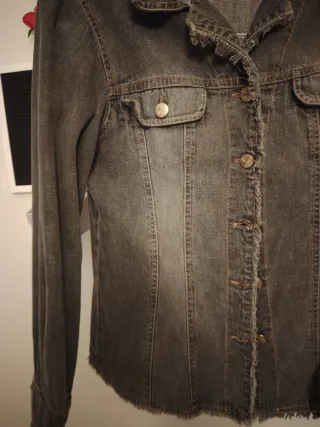 Chaqueta tejana gris Carmen Labella