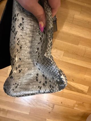 Bolso bandolera piel serpiente