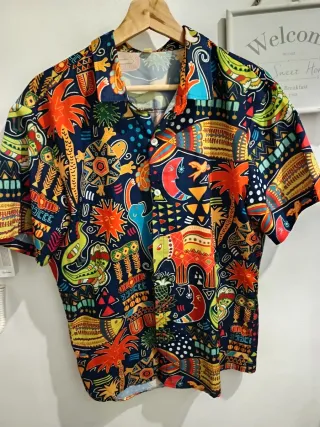 Camisa Estampada Multicolor