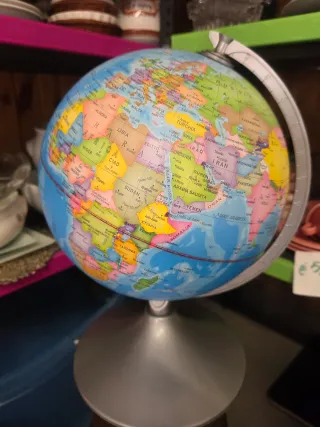 Globo terrestre luminoso