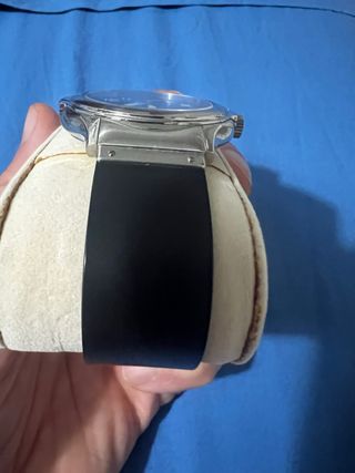 Reloj Hublot Elegance Negro/Plateado