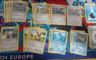cartas pokemon (mazo de Metagross y Gyarados)