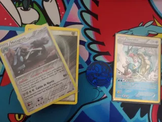 cartas pokemon (mazo de Metagross y Gyarados)