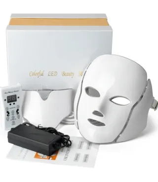 Máscara LED Facial Blanca