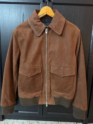 Cazadora hombre ante nueva color marrón