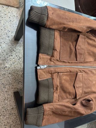 Cazadora hombre ante nueva color marrón