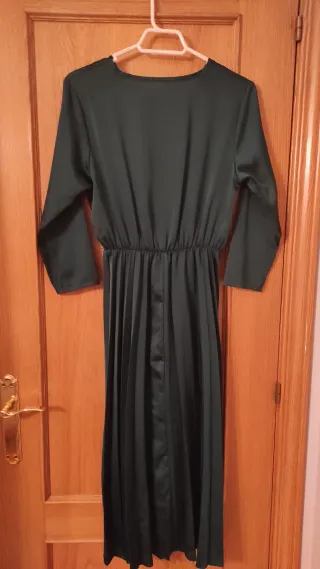 Vestido verde botella juvenil Talla S