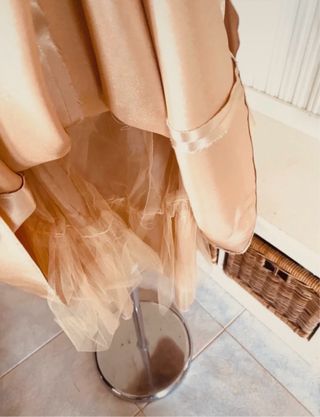 Vestido Juju & Christine dorado cóctel