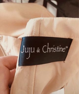 Vestido Juju & Christine dorado cóctel