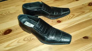 Zapatos de piel negros Raul Rodriguez