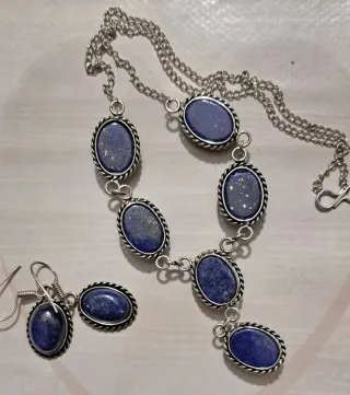 Set Collana e Orecchini Lapislazzuli