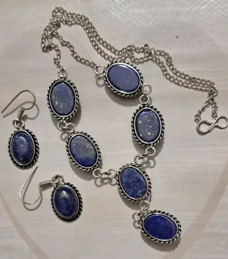 Set Collana e Orecchini Lapislazzuli