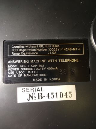 Teléfono contestador automático