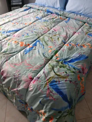 Trapunta Matrimoniale Fantasia Floreale