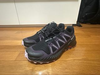 Zapatillas Salomon Trail Running Negras Moradas