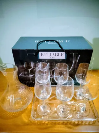 Set Bicchieri Vino e Caraffa Reliable Home