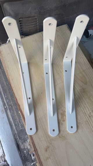 Estanterías metálicas blancas 10￼ unidad