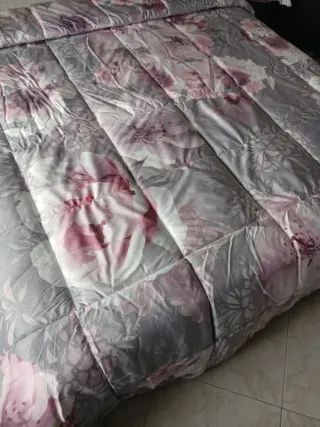 Trapunta matrimoniale floreale