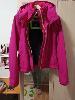 Chaqueta Hollister Rosa Talla M