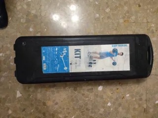 Kit pesas barras mancuernas musculación 50 kg