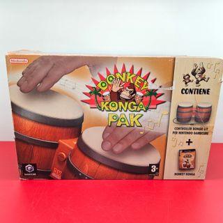 Donkey Konga PAK Controller Bongos Nintendo GameCu