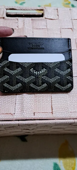 Tarjetero Goyard Negro